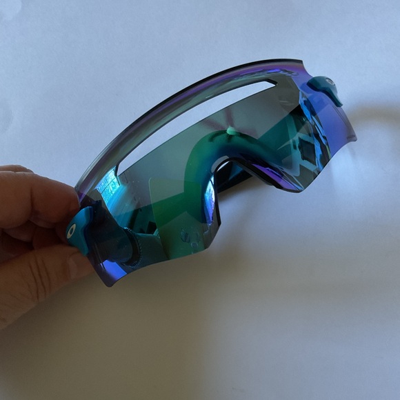 OAKLEY ENCODER SQUARED PRIZM SAPPHIRE LENSES, SKY BLUE FRAME NWOT - Picture 7 of 16